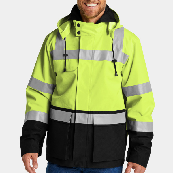 Ansi 107 Class 3 Waterproof Ripstop 3 In 1 Parka Thumbnail