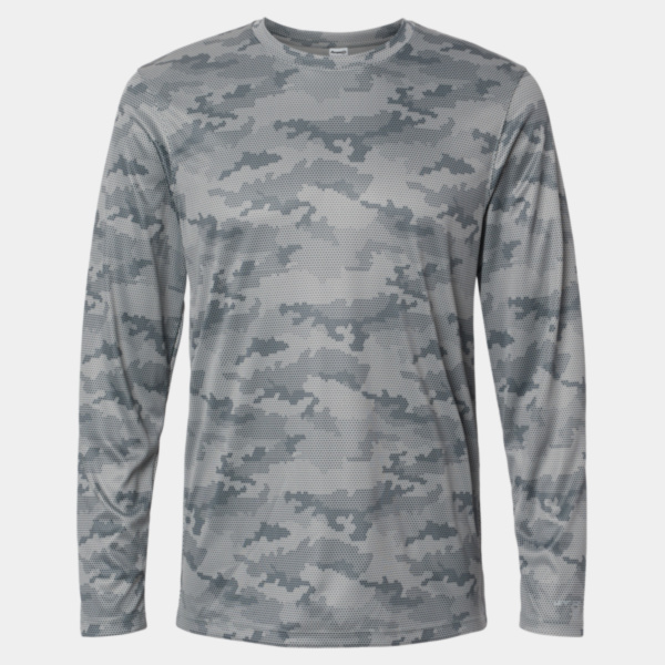Unisex Pompano Performance Camo Long Sleeve T-Shirt Thumbnail