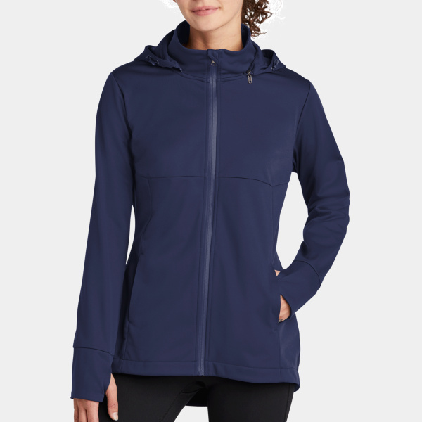 Women's Hooded Soft Shell Jacket Thumbnail