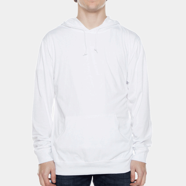 Unisex Long-Sleeve Jersey Hooded T-Shirt Thumbnail