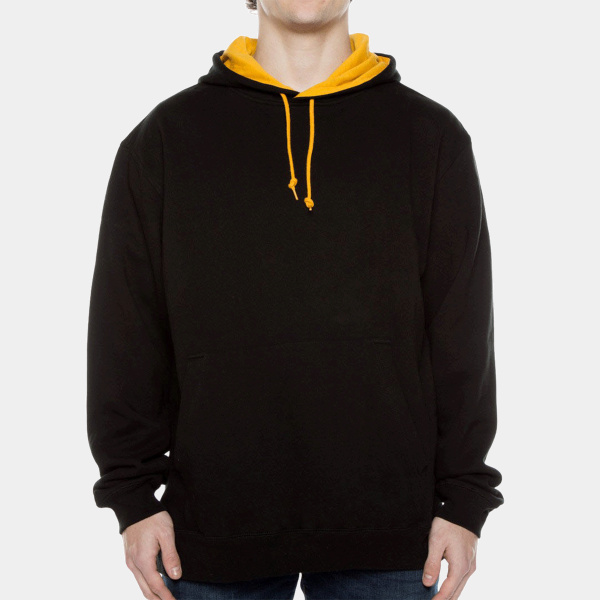 Unisex Contrast Hooded Sweatshirt Thumbnail