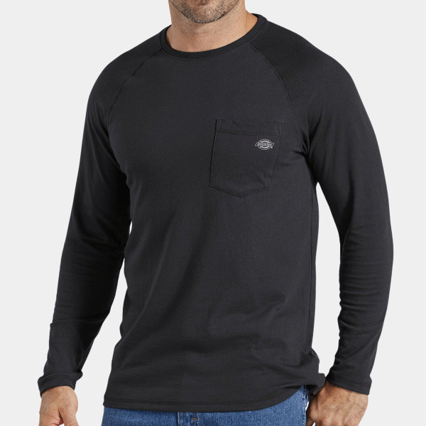 Men's Temp-iQ Performance Cooling Long Sleeve Pocket T-Shirt Thumbnail