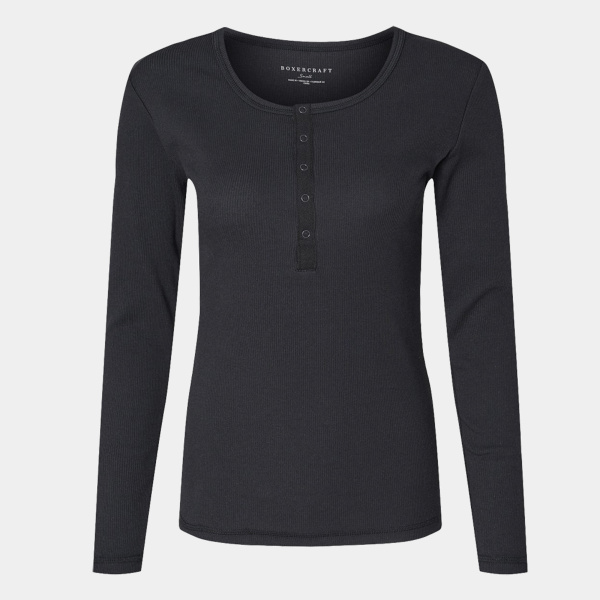 Women's Harper Long Sleeve Henley Thumbnail