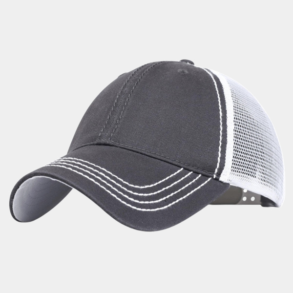 Garment Washed Cotton Mesh Back Hat Thumbnail