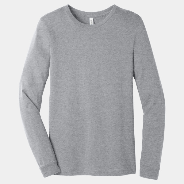 Unisex Heather CVC Long Sleeve Tee Thumbnail