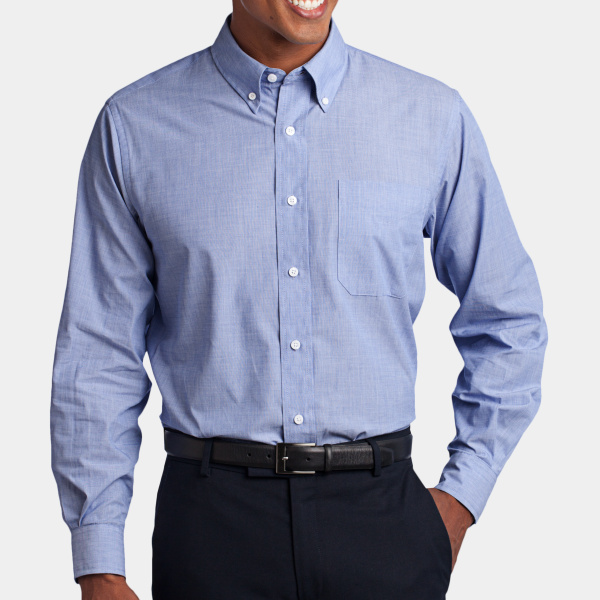 Tall Crosshatch Easy Care Shirt Thumbnail