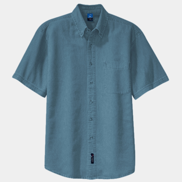 Short Sleeve Value Denim Shirt Thumbnail