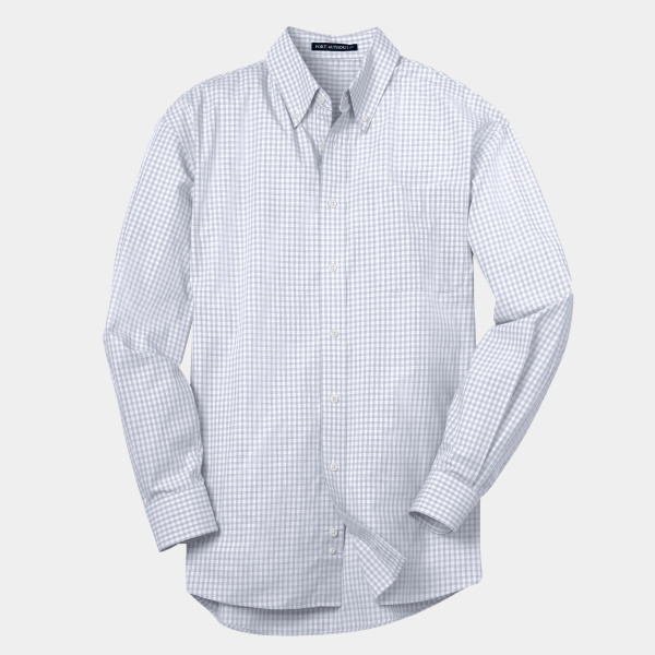 Plaid Pattern Easy Care Shirt Thumbnail