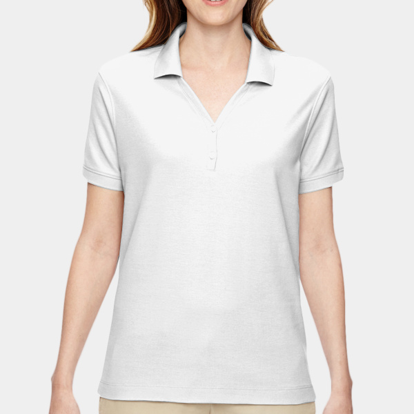 Ladies' Pima Piqué Y-Collar Polo Thumbnail