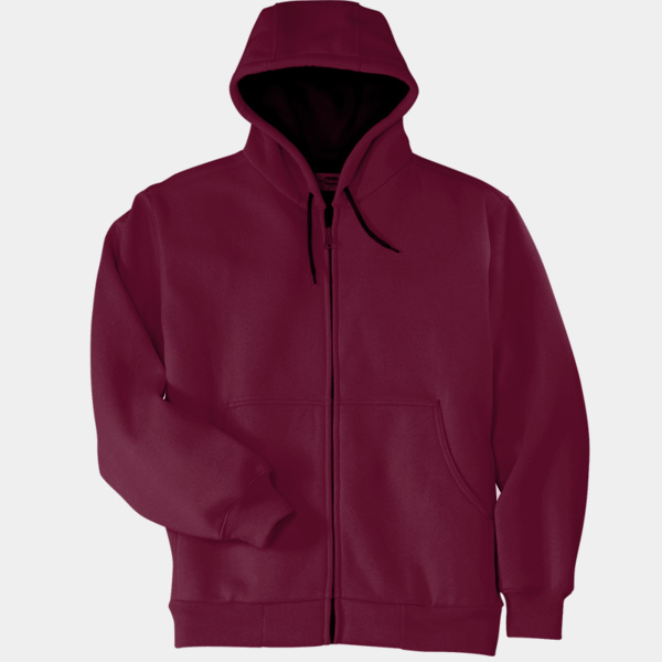 Adult NuBlend® Fleece Full-Zip Hooded Sweatshirt Thumbnail