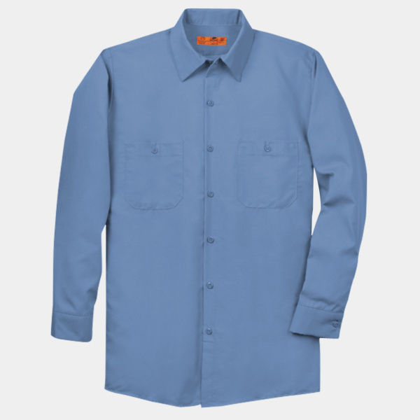 Long Size, Long Sleeve Industrial Work Shirt Thumbnail