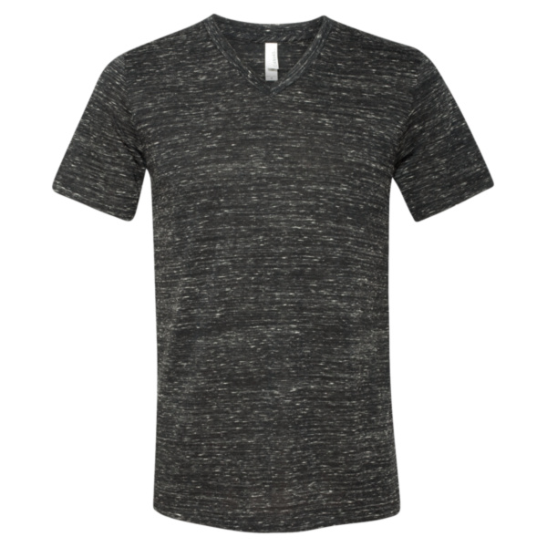 Unisex Textured Jersey V-Neck Tee Thumbnail