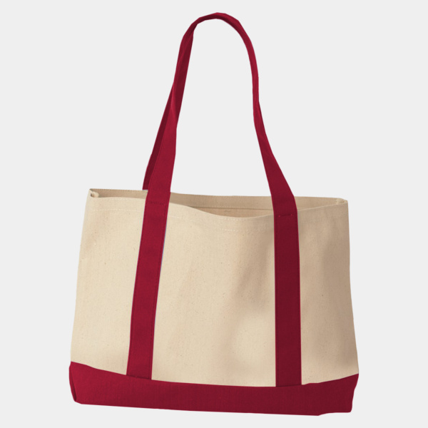 Windward Large Cotton Canvas Classic Resort Tote Thumbnail