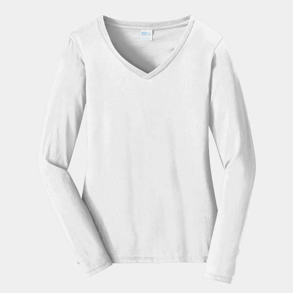 Women's Long Sleeve Fan Favorite V Neck Tee Thumbnail