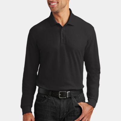 Long Sleeve Core Classic Pique Polo Thumbnail