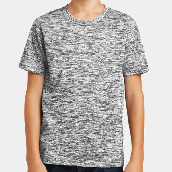 Youth PosiCharge ® Electric Heather Tee Thumbnail