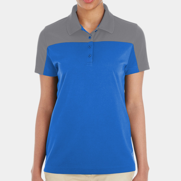 Ladies' Balance Colorblock Performance Piqué Polo Thumbnail