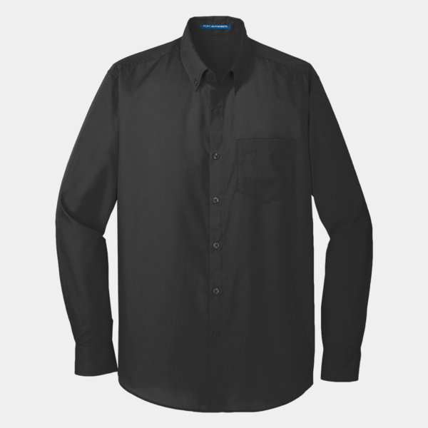 Long Sleeve Carefree Poplin Shirt Thumbnail