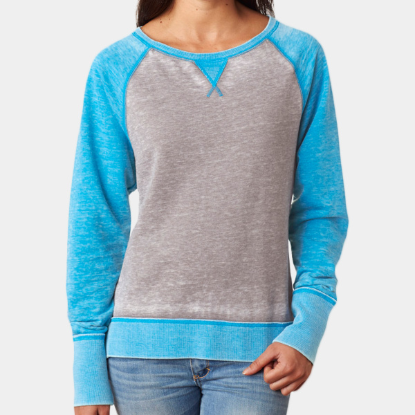 Ladies' Zen Contrast Crew Thumbnail