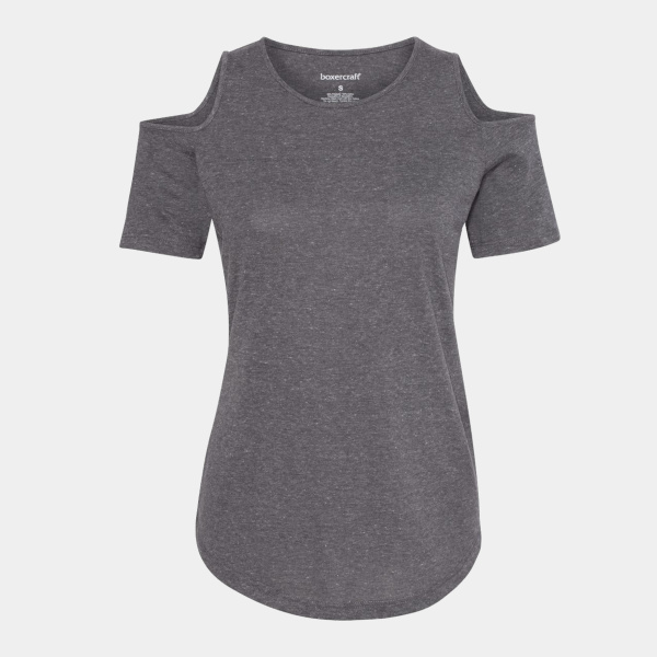 Women's Cold Shoulder T-Shirt Thumbnail