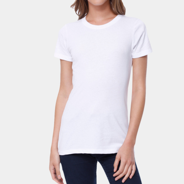 Ladies' CVC Crew Neck T-shirt Thumbnail