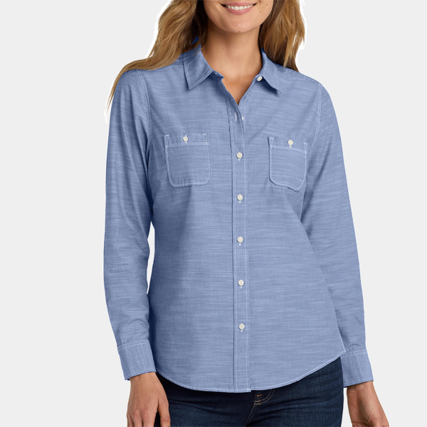Women's Slub Chambray Shirt Thumbnail