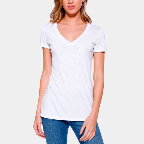 Ladies' Triblend V-Neck T-Shirt Thumbnail