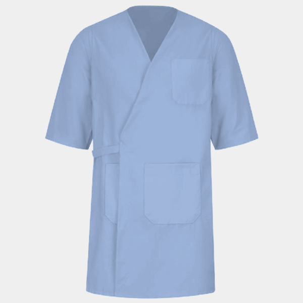 Men's Collarless Butcher Wrap Thumbnail