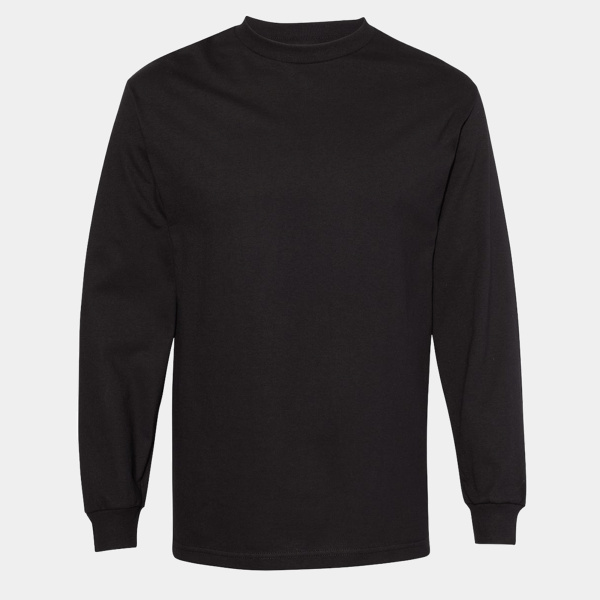 Unisex Heavyweight Cotton Long Sleeve Tee Thumbnail