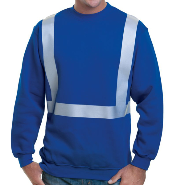 Men's USA-Made Hi-Visibility Crewneck Sweatshirt Thumbnail