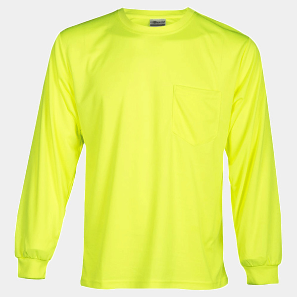 Unisex Microfiber Polyester Long Sleeve T-Shirt Thumbnail
