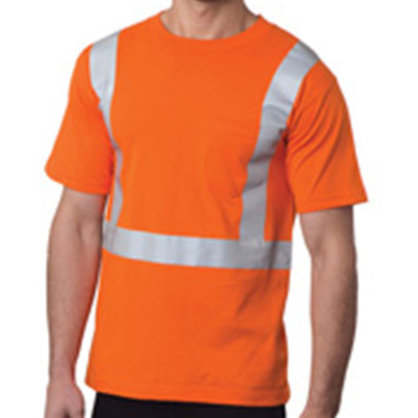 Unisex USA-Made High Visibility Pocket T-Shirt Thumbnail