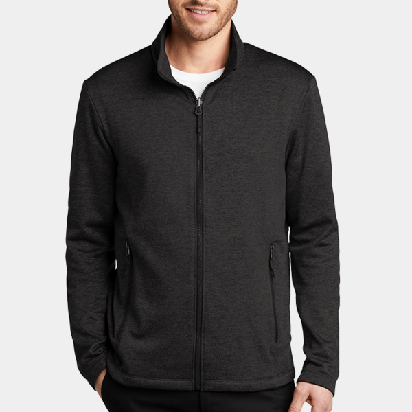 Collective Striated Fleece Jacket Thumbnail