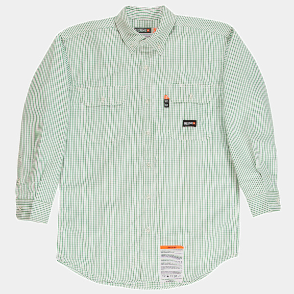 Men's Flame-Resistant Down Plaid Work Shirt Thumbnail