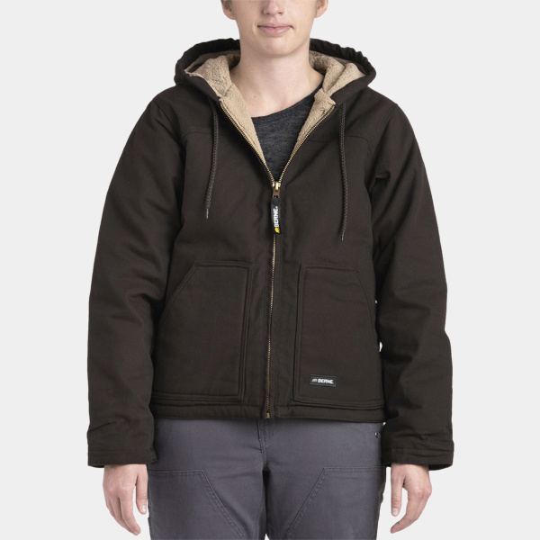 Ladies' Softstone Hooded Coat Thumbnail