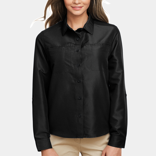 Ladies' Key West Long-Sleeve Performance Staff Shirt Thumbnail