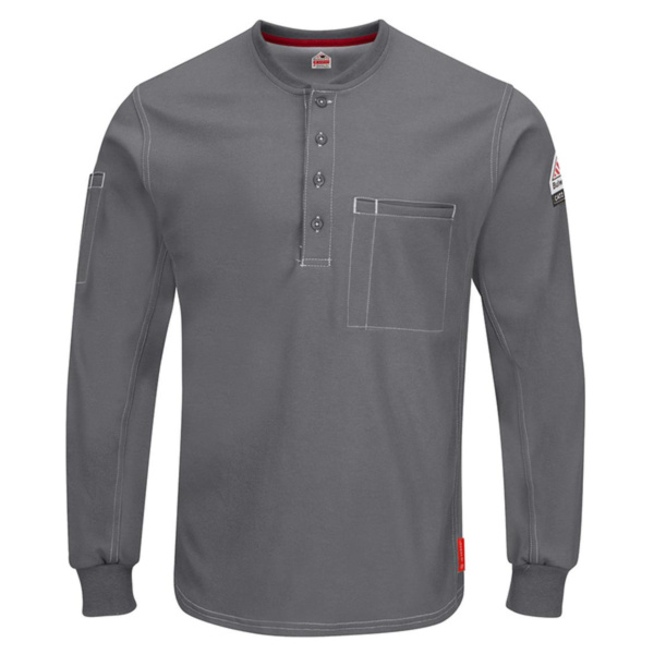 Men's Tall iQ Series® Plus Long Sleeve Henley Thumbnail