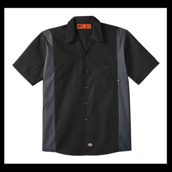 Men's Tall Industrial Colorblocked Short Sleeve Shirt Thumbnail