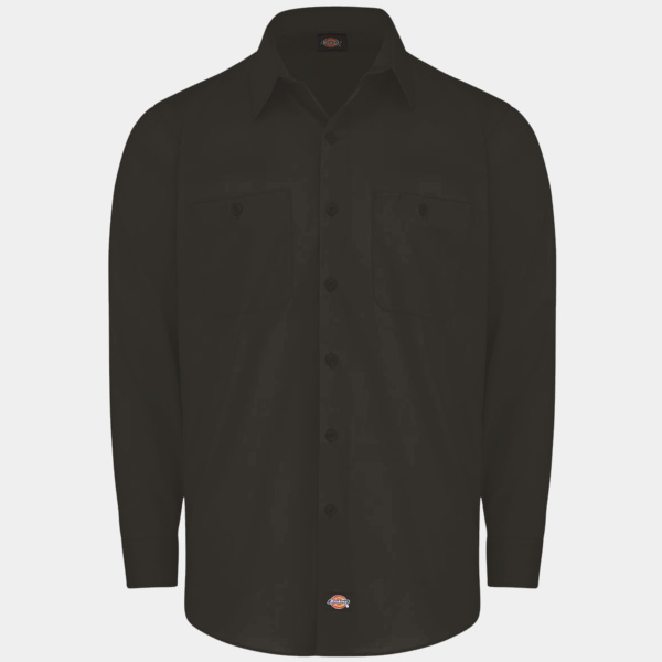 Men's Tall Industrial Worktech Ventilated Long Sleeve Work Shirt Thumbnail