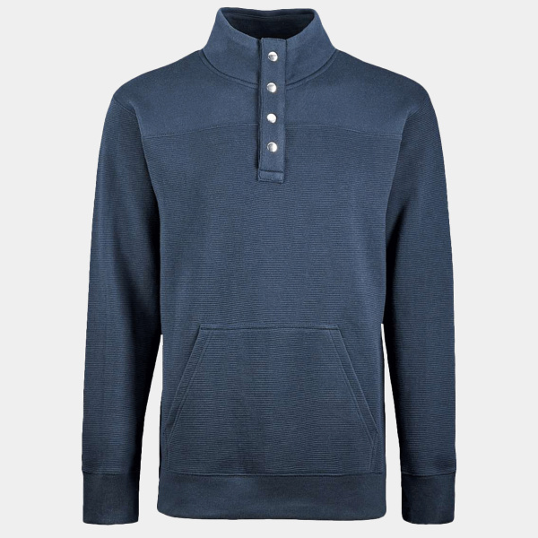 Men's Ripple Fleece Snap Sweatshirt Thumbnail
