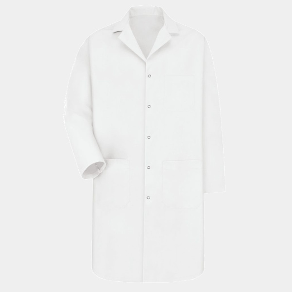 Unisex Gripper Front Lab Coat Thumbnail
