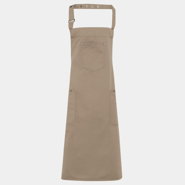 Unisex Cotton Chino Bib Apron Thumbnail